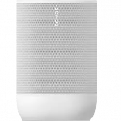 Altavoz inalámbrico - Sonos Move Gen2, Doméstico portátil, Bluetooth y Wifi, Autonomía 24 h, Control táctil, Impermeable, Blanco
