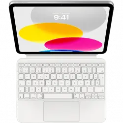 APPLE Magic Keyboard, Funda con teclado para el iPad (10.ª generación), Español, Blanco