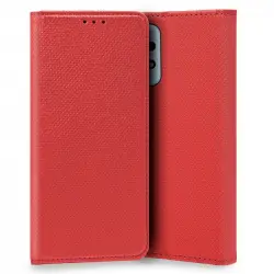 Cool Funda Flip Cover Liso Rojo para Samsung Galaxy A13 4G A135
