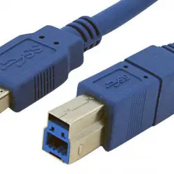 Equip Cable USB3.0 AM/BM 1.8m Azul