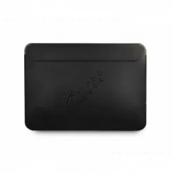 Funda Guess Para Portátil Y Tablet De 13" Diseño Saffiano Color Negro Gucs13pusasbk