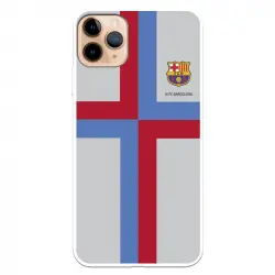 Funda para Iphone 11 Pro Max del Fc Barcelona Cruz Blaugrana - Licencia Oficial Fc Barcelona