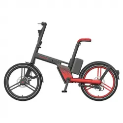 Honbike HF01 Bicicleta Eléctrica Plegable 20" Negra/Roja