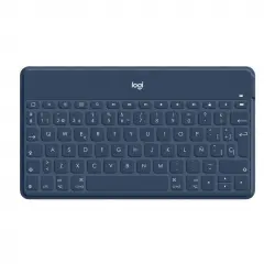Logitech Keys-To-Go Teclado Inalámbrico Bluetooth Azul para iPhone/iPad/Apple TV