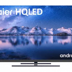 TV HQLED 65" - Haier S8 Series H65S800UG, Smart (Android 11) , UHD 4K, Dolby Atmos-Vision, Altavoces Frontales, Control por Voz, Dbx-tv®, Negro