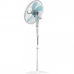 Ventilador de pie - Cecotec EnergySilence 520 PowerWhite, 4 velocidades, 50W, Diámetro 40 cm, Blanco