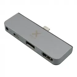 Xtorm Hub USB-C 4-in-1 Aluminio Gris