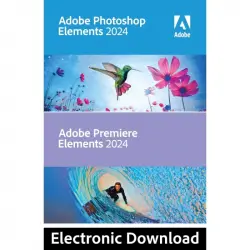 Adobe Photoshop Elements & Premiere Elements 2024 Licencia Perpetua 2 PC Descarga Digital