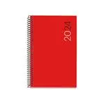 Agenda anual 2024 Miquelrius Activa semana vista City rojo