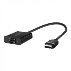 Belkin Adaptador HDMI a VGA con Audio Negro