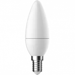 Bombilla - OK LED-E14-5.8W 3Pack, 5.8 W, Blanco cálido, Pack 3 bombillas, 470 lumen,