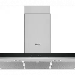 Campana - Siemens LC96BHM50, Decorativa, 580 m³/h, 4 potencias, 90 cm, Inox