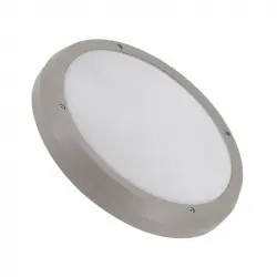Efectoled Plafón Circular Ø300 Mm Ip65 Curio Gris