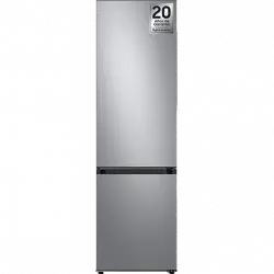 Frigorífico combi - Samsung BESPOKE RB38A7B6AS9, No Frost, 203cm, 387l, Twin Cooling Plus™, Metal Cooling, Inox