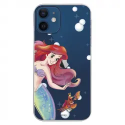 Funda Oficial de Disney Ariel y Sebastián Burbujas La Sirenita para iPhone 12