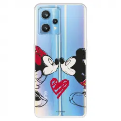 Funda Oficial de Disney Mickey y Minnie Beso Clásicos Disney para Realme 9 Pro+