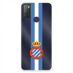 Funda Para Alcatel 1s 2021 Del Rcd Espanyol Escudo Albiceleste Escudo Albiceleste - Licencia Oficial Rcd Espanyol