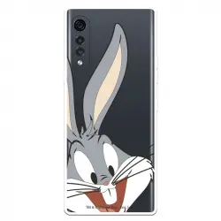 Funda Para Lg Velvet 5g Oficial De Warner Bros Bugs Bunny Silueta Transparente - Looney Tunes