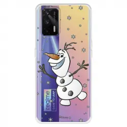 Funda Para Realme Gt Oficial De Disney Olaf Transparente - Frozen