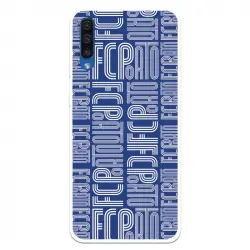 Funda Para Samsung Galaxy A50 Del Fútbol Club Oporto Nombre Fondo Azul - Licencia Oficial Fútbol Club Oporto