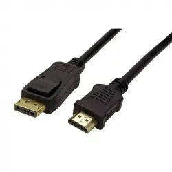 Goobay Cable Adaptador DisplayPort a HDMI Macho/Macho 1m Negro