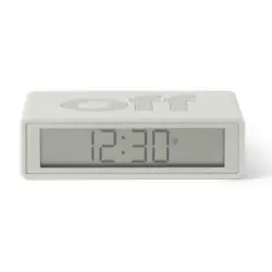 Lexon Reloj Despertador Flip+ Blanco
