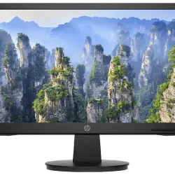 Monitor - HP V22e, 21.5", Full HD, 5 ms, 60 Hz, 1 VGA; HDMI 1.4, Low blue light, Negro