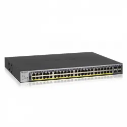 Netgear GS752TP Switch Gestionado L2/3/4 48 Puertos Gigabit PoE 4 Puertos SFP Rack 1U