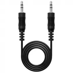 OcioDual Nanocable Jack 3.5mm Macho/Macho 1.5m Negro