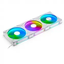 Phanteks D30 Kit 3 Ventiladores PWM 140 mm Flujo Regular D-RGB Blanco