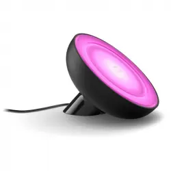 Philips Hue Bloom Lámpara de Mesa Inteligente RGB Negra