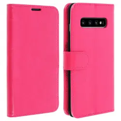 Avizar Funda Tipo Libro Cartera Rosa para Samsung Galaxy S10