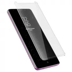 Avizar Protector de Cristal Templado con Bordes Curvos para Samsung Galaxy S9