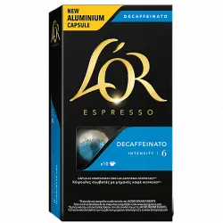 Cápsulas monodosis - L'Or Decafeinato 6, 10 cápsulas, Para Máquinas Nespresso