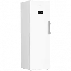 Congelador vertical - Beko B5RMFNE314W, 286 l, 187 cm, Display, Congelación rápida, Blanco