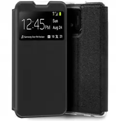 Cool Flip Cover Funda Negra para Alcatel 1B 2022