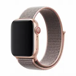 Devia Deluxe Sport Band 3 Correa Nylon Rosa Arena para Apple Watch 38/40mm