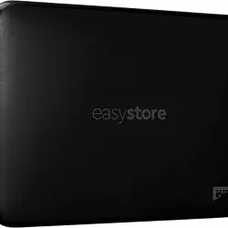 Disco duro externo 2 TB - WD Easystore, Portátil, HDD, USB 3.2 Gen 1, Software de Copia Seguridad, Para Windows y Mac, Negro