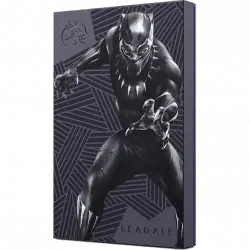 Disco duro externo - Seagate Firecuda Marvel Black Panther, USB 3.2, HDD, PC, Mac, XBox, Negro