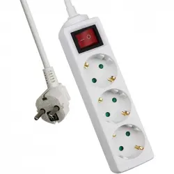 Extrastar Regleta 3 Tomas con Interruptor 3m