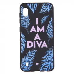 Funda I'm A Diva Silicona Negra Para Iphone 7 Plus - Oficial De La Vecina Rubia