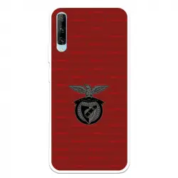 Funda Para Huawei P Smart Pro Del Escudo Fondo Granate - Licencia Oficial Benfica