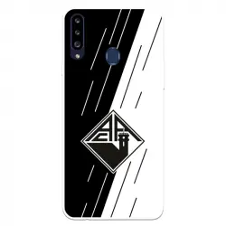 Funda Para Samsung Galaxy A20s Del Académica De Coimbra Escudo Bicolor - Licencia Oficial Académica De Coimbra