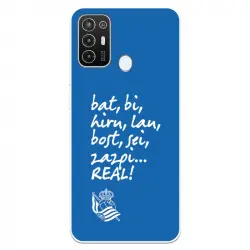 Funda Para Zte Blade A52 Del Real Sociedad De Fútbol Real Grito Afición - Licencia Oficial Real Sociedad De Fútbol