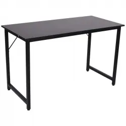 Homcom Mesa Escritorio Elevable Ajustable 120x60x73cm Negro