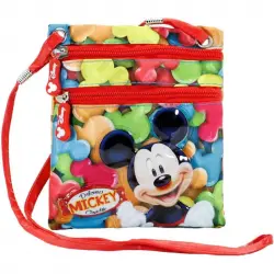Karactermania Mini Bolso Bandolera Action Vertical Mickey Mouse Delicious Rojo