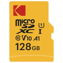 Kodak - Tarjeta De Memoria Micro SDXC Premium Clase 10 De 128 GB + Adaptador