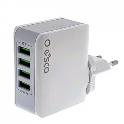 Osca Connect OCA4403 Cargador 4 USB 4.4A 22W