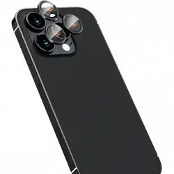 Protector cámara móvil - ISY ICP 1001, iPhone 15 Pro & Max, Cristal templado