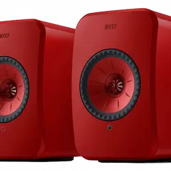 Sistema de altavoces - KEF LSXII, Set 2, Wi-Fi, 200W, 102dB, 54 Hz-28 kHz (±3dB), Lava Red